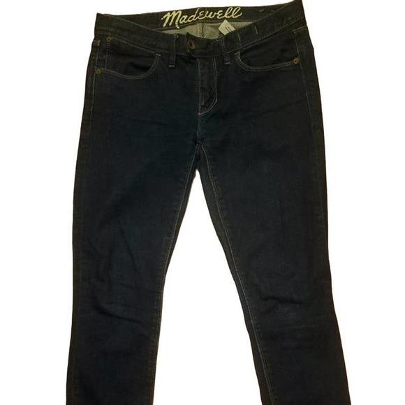 Madewell Skinny Jeans Dark Blue - Picture 2 of 3